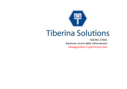 Presentazione Tiberina Solutions