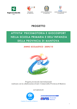Progetto Giocoport 09-10