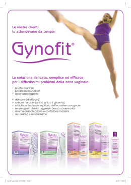Gynofit Gel vaginale idratante