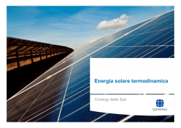 Energia solare termodinamica