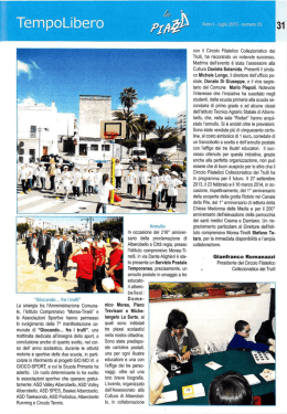 Leggi articolo su "La piazza"369.75 KB