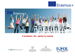 Presentazione del Programma Erasmus +
