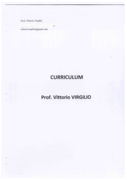 Prof. Vittorio Virgilio - Fondazione Istituto G.Giglio di Cefalù