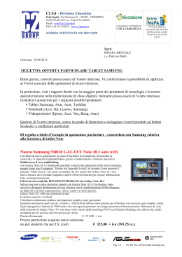 Nuovo Samsung N8010 GALAXY Note 10.1 solo wi/fi