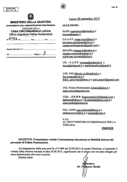 11966 trasmissione verbale contrattazone decentrata