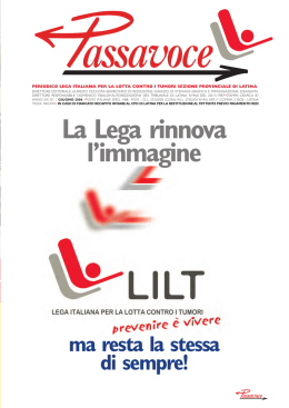 passavoce dicembre2005 - Sezione provinciale di Latina