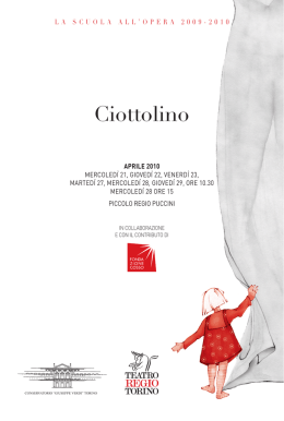 Scarica programma e libretto - Conservatorio Giuseppe Verdi