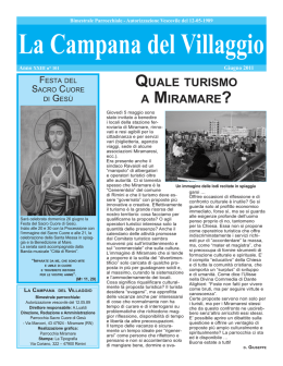 La Campana del Villaggio - Parrocchia Sacro Cuore di Ges&ugrave;