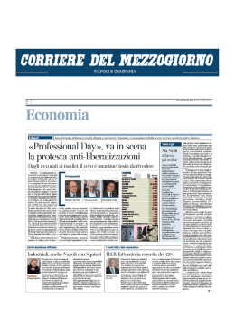 RASSEGNA STAMPA