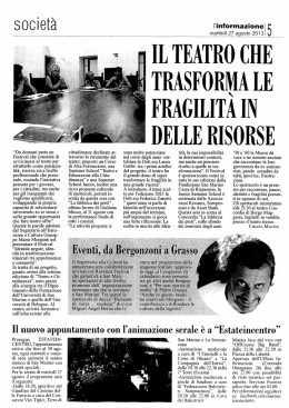 Rassegna Stampa 2013 - Università degli Studi di San Marino