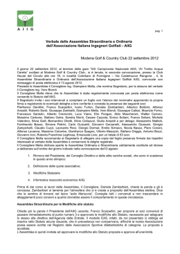 Verbale Assemblee del 22-09