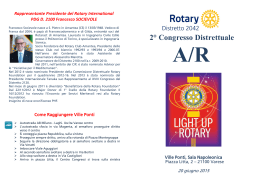 scarica il programma - Distretto Rotary 2042