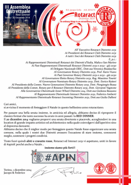 Illﬂssemblea - Rotaract distretto 2031