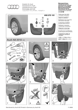Audi A8 2010 &rArr; - Audibutikken.no