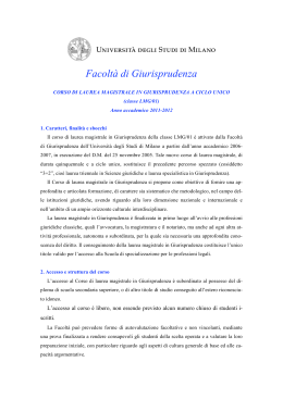 versione in pdf - Giurisprudenza - Università degli Studi di Milano