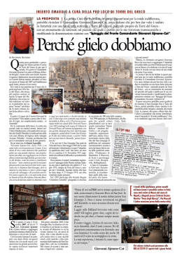 INSERTO OMAGGIO A CURA DELLA PRO LOCO DI