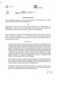 Protocollo Intesa Dip Agraria Uni Mediterranea Rc del