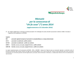 Manuale "Chi fa cosa in ASSR" (dicembre 2014)