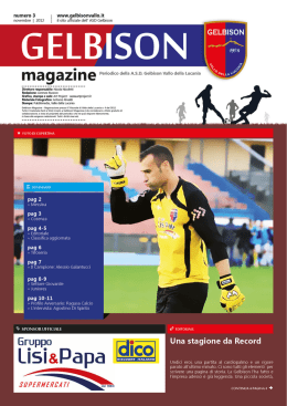 scarica versione pdf - ASD Gelbison Vallo della Lucania