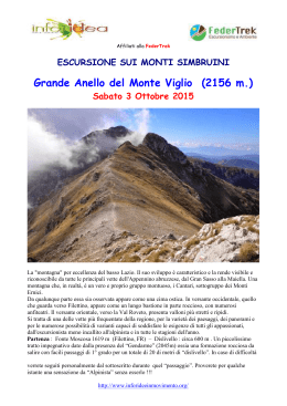 Grande Anello del Monte Viglio (2156 m.)