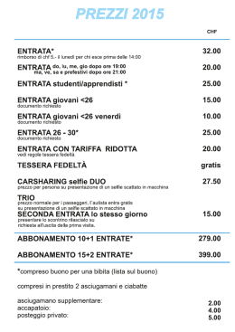 listino prezzi