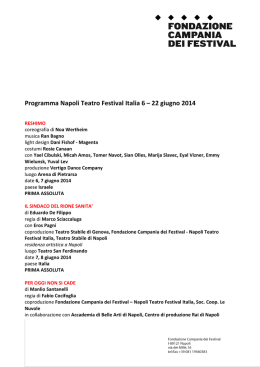 Leggi programma - Corriere del Mezzogiorno