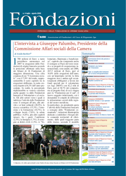 L`intervista a Giuseppe Palumbo, Presidente della