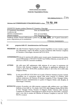 Deliberazione n.239 del 18/02/2015