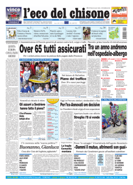 Tra un anno andremo nell`ospedale-albergo
