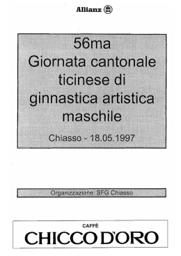 Page 1 Page 2 56a giornata cantonale ticinese di ginnastica