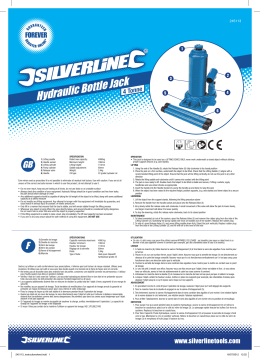 Hydraulic Bottle Jack