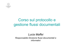 corso_protocollo_ flussi documentali
