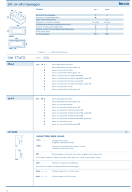 TEUCO - VASCA IDROMASSAGGIO - STAR 254