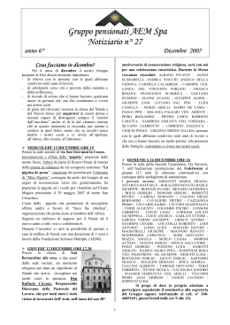2.1.1 Notiziario 27 - dicembre 2007
