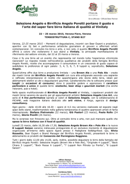 Scarica Comunicato Stampa