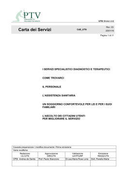 Stroke Unit - Policlinico Tor Vergata