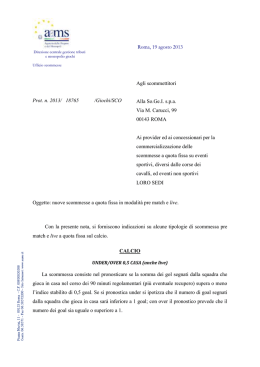 Nota Tecnica Prot. n. 2013/18765/Giochi/SCO del 19 agosto 2013