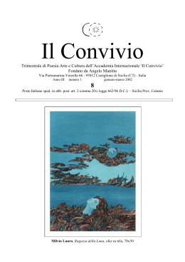 Convivo 8 - Il Convivio