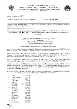 Deliberazione n. 251 del 16.03.2015