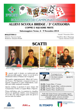 Bollettino n°2 - Federazione Italiana Gioco Bridge