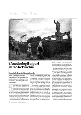 L`esodo degli uiguri verso la Turchia