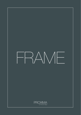 catalogo-frame - Proxima by Pirovano Bagni