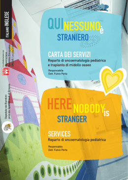 NESSUNO NOBODY - Associazione Bambino Emopatico
