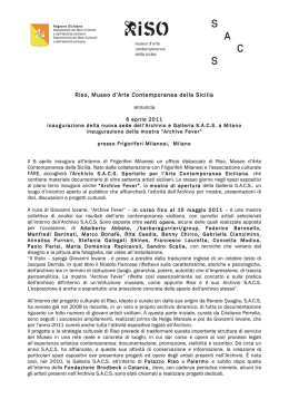 Riso, Museo d`Arte Contemporanea della Sicilia