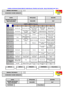 scheda dichiarazione esercizi individuali trofeo natalizio delle