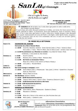 SanLu 01 giugno 2014 - Parrocchia San Luigi Gonzaga Pesaro
