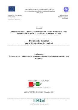 2 Puglia - dipartimento di economia e politica agraria