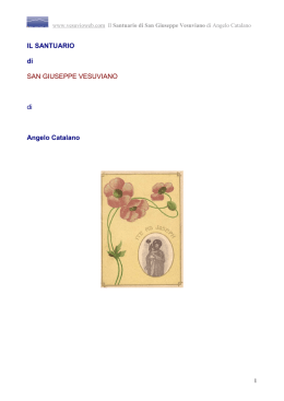 Il Santuario di San Giuseppe Vesuviano