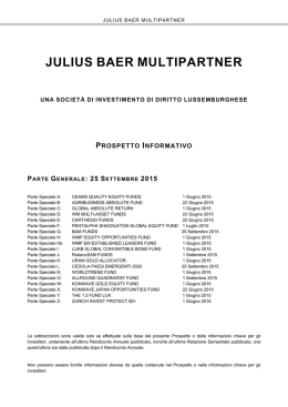 JULIUS BAER MULTIPARTNER
