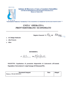 Istituto di Ricovero e Cura a Carattere Scientiﬁco